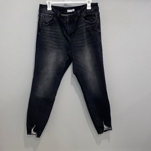 Maurices black distressed jeans